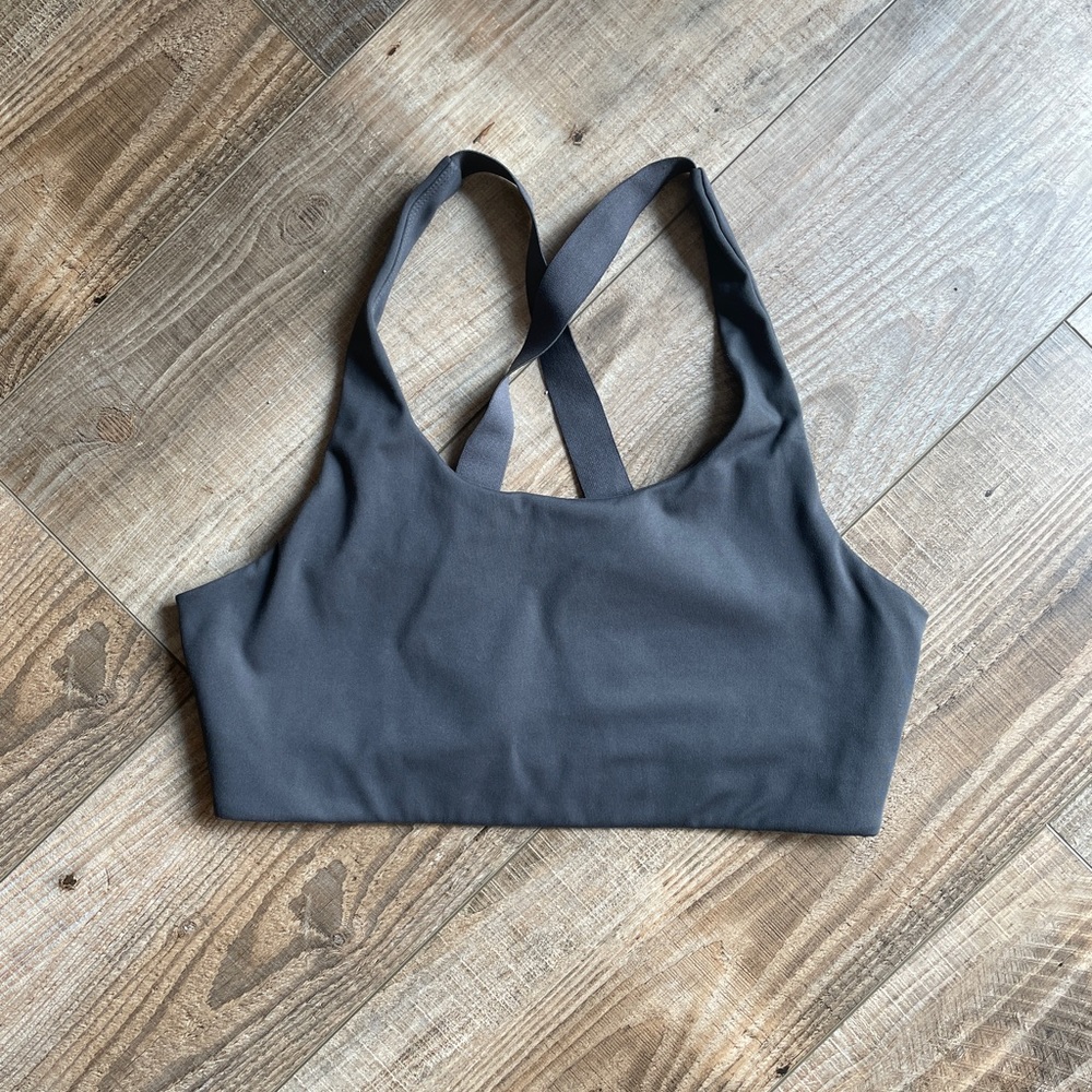 Girlfriend Collective Gray Sports Bra